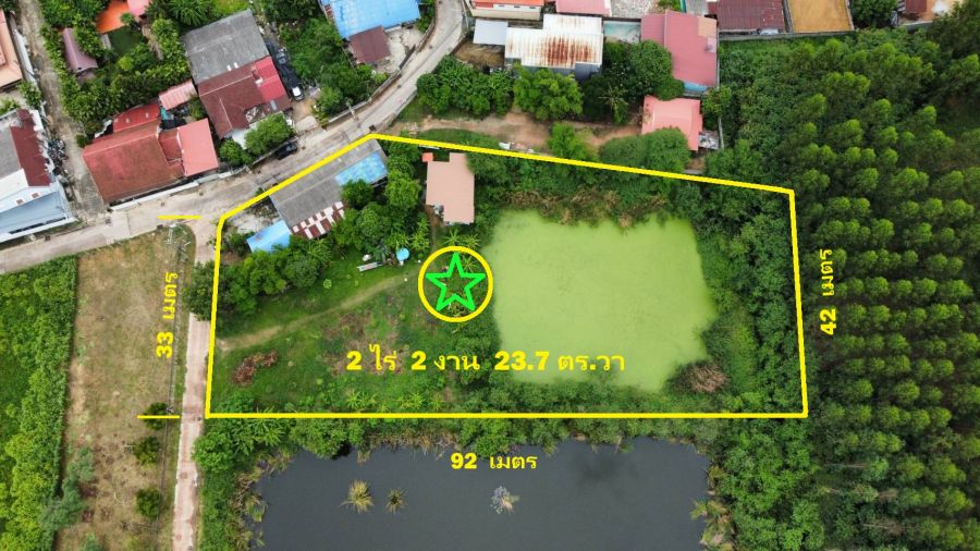 - ขายที่ดินสวยทำเลดี เนื้อที่ 2 ไร่ 2 งาน 23.7 ตร.วา ราคา 17,900,000 บาท (17,500 บาท/ตร.วา) ในเมืองขอนแก่น