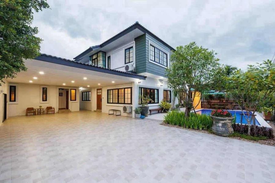 - บ้านพูลวิลล่า สไตล์โมเดิร์น Fully Furnished พร้อมเข้าอยู่ ทำเลดีที่สุด หลังตลาดแม่เหียะ เชียงใหม่