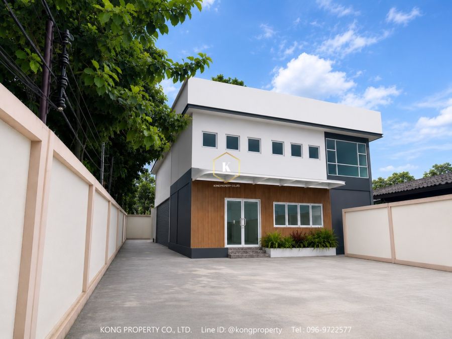 - ให้เช่าอาคาร 2 ชั้น พร้อม โกดัง 700 ตรม ติวานนท์ อำเภอเมือง นนทบุรี