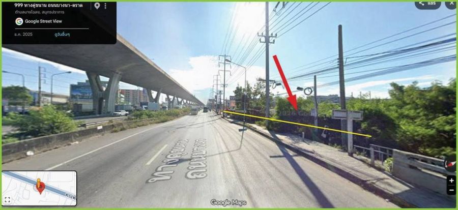 - ขายที่ดินติดถนนบางนาตราดกม.20 ขาเข้าบา นาต. บางโฉลง บางพลี สมุทรปราการ