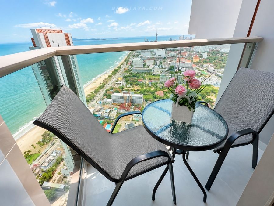 - ให้เช่า Copacabana Beach Jomtien 1 ห้องนอน ชั้น 53A วิวทะเล