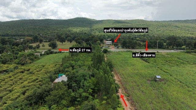 - ขาย ที่ดิน 11 ไร่ เศษ วิวภูเขา ห่างถนนสีคิ้ว- เชียงคาน 200 เมตร และถนน Hightway (3058) 1.5 กิโลเมตร ต.ห้วยไร่ อ.คอนสวรรค์ จ.ชัยภูมิ