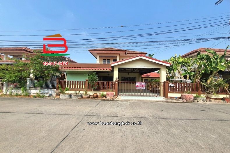 - บ้านเดี่ยว หมู่บ้าน สายไหมริมชล 1 เนื้อที่ 56 ตรว. ถนนสายไหม เขตสายไหม กรุงเทพฯ