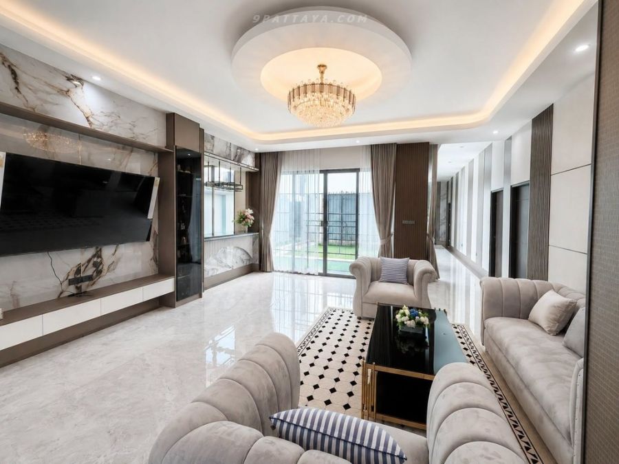- ขายและให้เช่าบ้าน Luxury Pool Villa Pattaya พร้อมสระว่ายน้ำส่วนตัว 3 ห้องนอน 4 ห้องน้ำ พร้อมอยู่