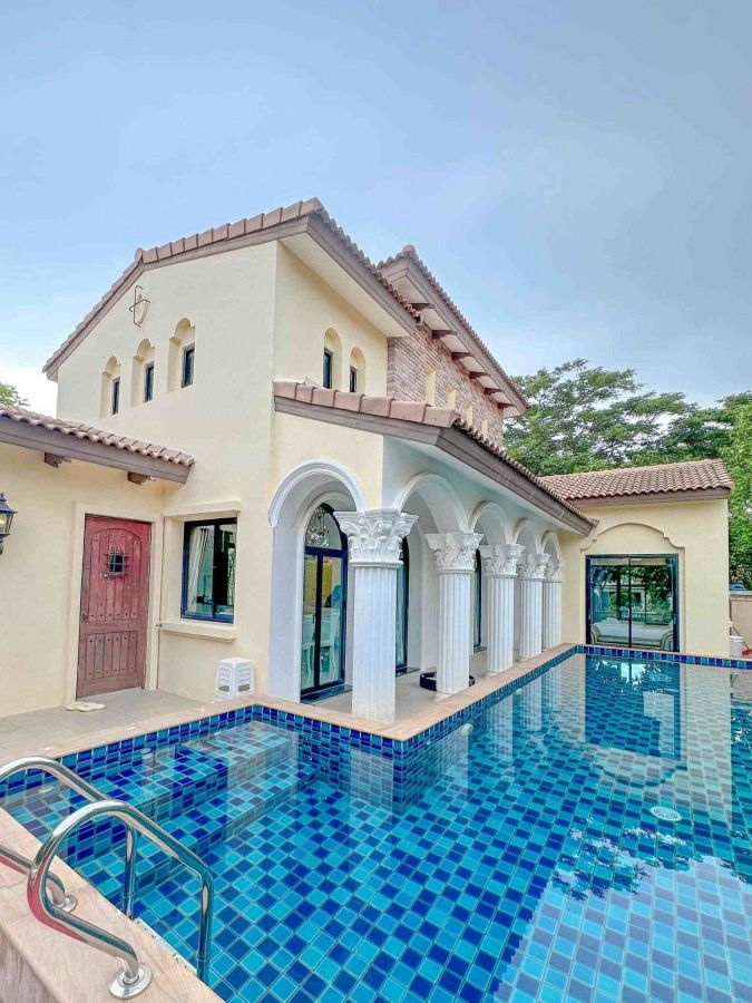 - ให้เช่า พูลวิลล่าโครงการหรู บรรยากาศสง Nusa Chivani Pattaya 3 ห้องนอน