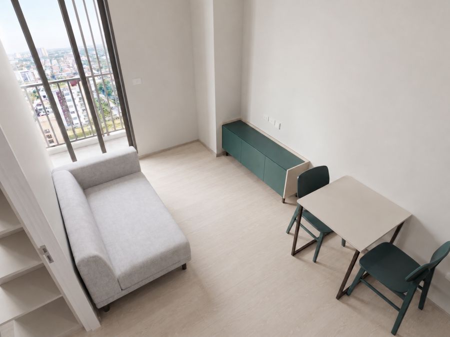 - ห้องใหม่ แต่งครบ เฟล็กซี่ รัตนาธิเบศร์ 1 ห้องนอน Cloud Space 35 ตร.ม 11,000 RentNex By SENA