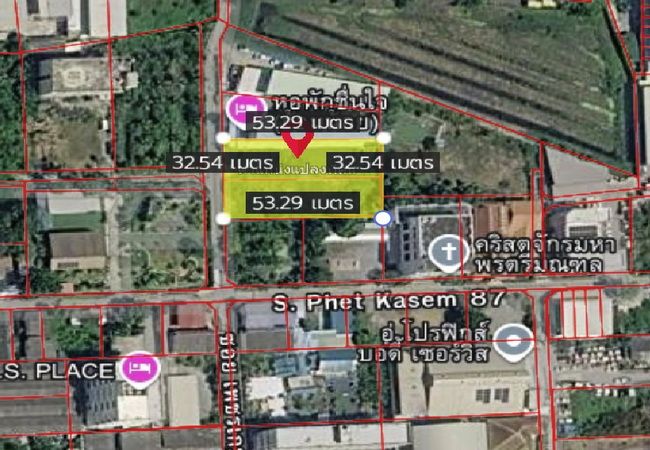 - ขายที่ดิน 409 ตร.ว. ซอยเพชรเกษม 87 ถนนเพชรเกษม กระทุ่มแบน สมุทรสาคร