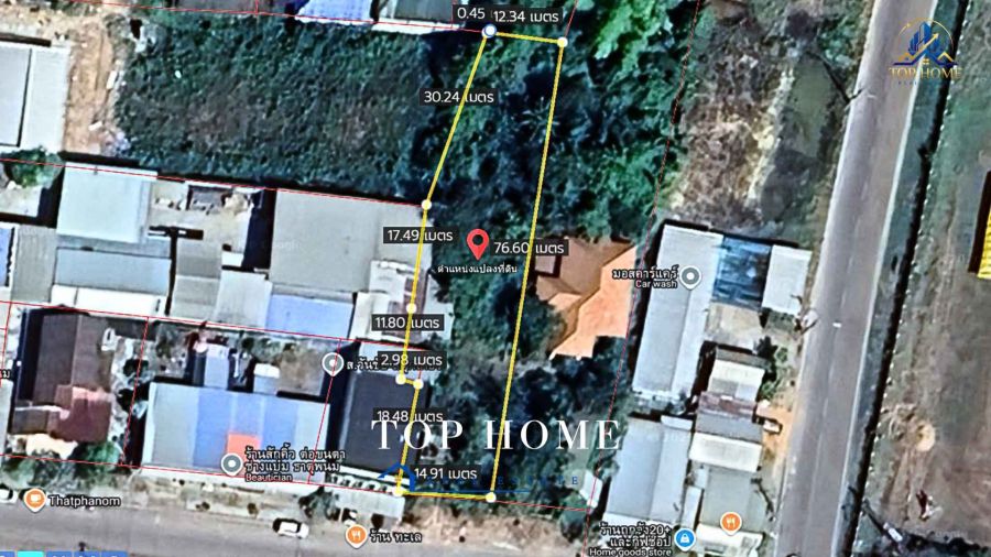 - ขายที่ดินทำเลดี ใจกลางธาตุพนม จ.นครพนม ใกล้พระธาตุพนม | ถนนชยางกูร 11 | ผังเมืองสีชมพู