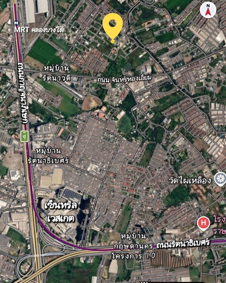 - ขายที่ดิน 77 ตร.ว. ใกล้ MRT คลองบางไผ่ บางบัวทอง นนทบุรี | 2.156 ล้าน