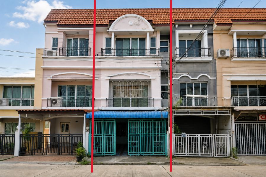 - บ้านใหญ่ 4 ห้องนอน งบไม่ถึง 3 ล้าน! ทาวน์โฮม 3 ชั้น หมู่บ้านรมัณยา พระราม 5 นครอินทร์