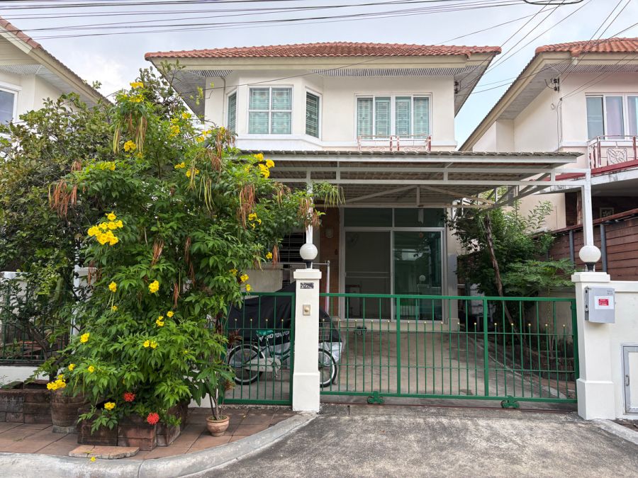 - ขายบ้านเดี่ยว 2 ชั้น โครงการชวนชื่น ประชาอุทิศ ทำเลดี เดินทางสะดวก