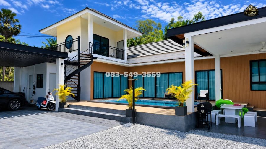 - ขายบ้านพูลวิลล่าห้วยใหญ่ พัทยา 4 ห้องนอน 3 ห้องน้ำ สระส่วนตัว ติดถนนมอเตอร์เวย์ ใกล้หาดจอมเทียน 15 นาที