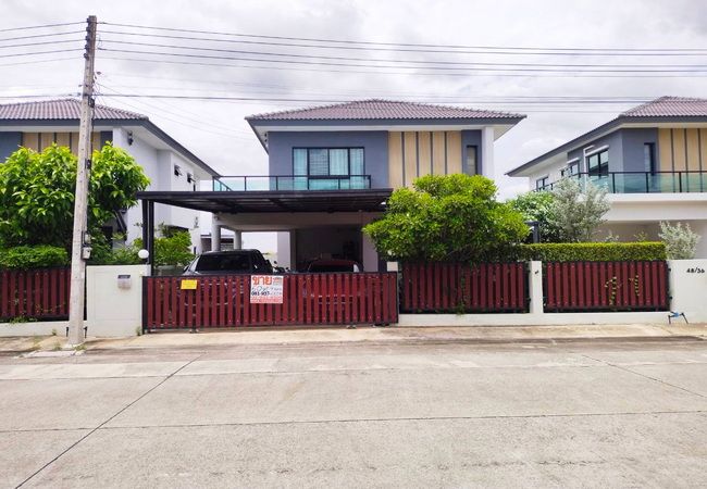 - ขายบ้านเดี่ยว หมู่บ้านซีพีเอ็น วิลล์ 2 วงแหวน-ลำลูกกา คลอง 7 เนื้อที่ 60 ตร.ว. 2 ชั้น 4 นอน 3 น้ำ