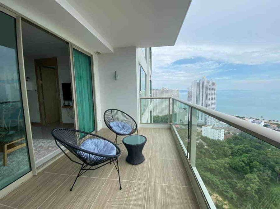 - ขายด่วน! Riviera Jomtien 2 ห้องนอน ห้องมุม วิวทะเล ชั้น 32
