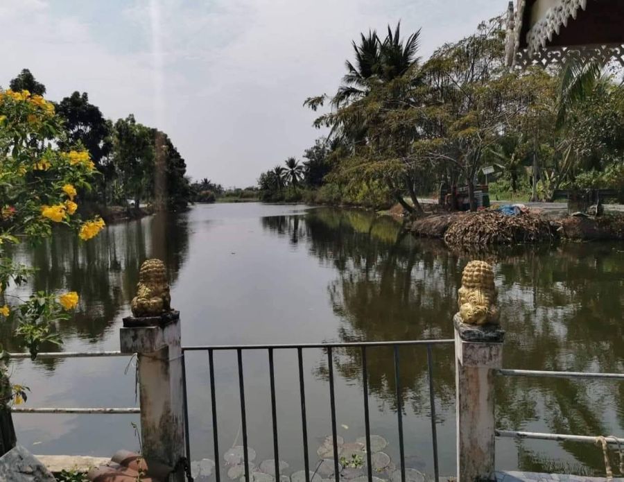 - ที่ดิน ริมน้ำ คลองบางช้าง พร้อมสิ่งปลูกสร้าง 7ไร่+ สามพราน นครปฐม