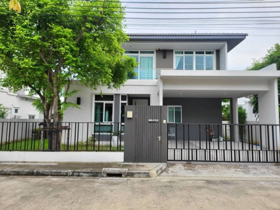 - ให้เช่าบ้านเดี่ยว2ชั้น ม. มัณฑนา 2 หลังเมกะบางนา ซอยราชวินิตบางแก้ว
