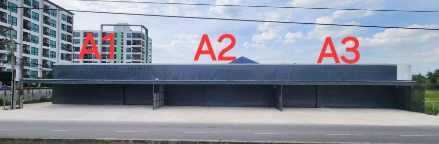 - ให้เช่าโกดังสร้างใหม่ 225 ตร.ม. เลียบทางรถไฟ พัทยา