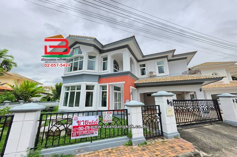 - บ้านเดี่ยว 2 ชั้น (หลังใหญ่) เนื้อที่ 115 ตร.ว. Passorn 4 Rangsit Klong 3 : ภัสสร 4 รังสิต-คลอง 3 ถนนรังสิต-นครนายก