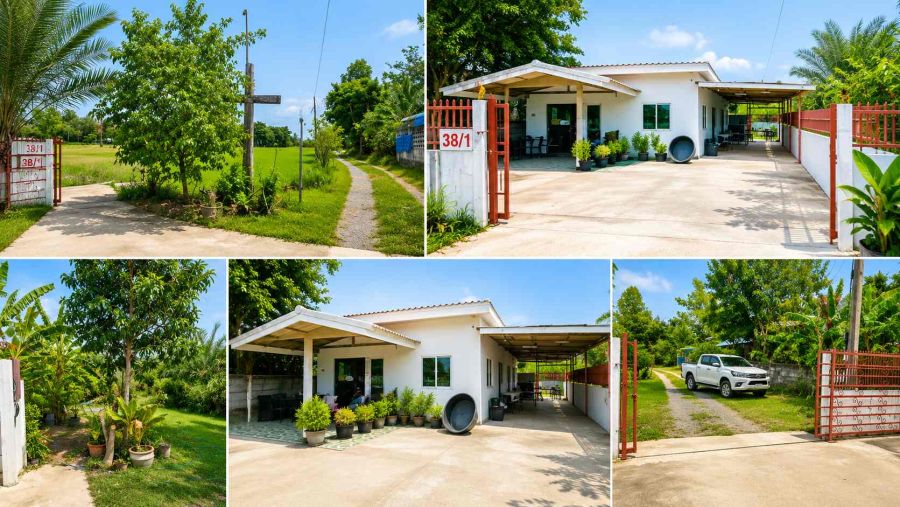 - ขายบ้านพร้อมที่ดิน ทำเลดี ริมแม่น้ำท่าจีน 10 ไร่ ศรีประจันต์ สุพรรณบุรี
