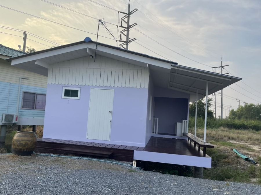 - ให้เช่าบ้านเดี่ยว 1 ห้องนอน 1 ห้องน้ำ 1 ห้องรับแขก อ.ไทรน้อย จ.นนทบุรี