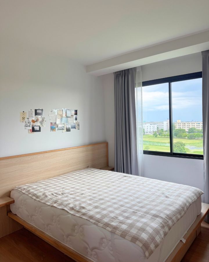- ปล่อยเช่า V Condo Salaya วิวสนามกอล์ฟ เงียบสงบ เป็นส่วนตัว คอนโดใกล้มหิดล พร้อมเข้าอยู่