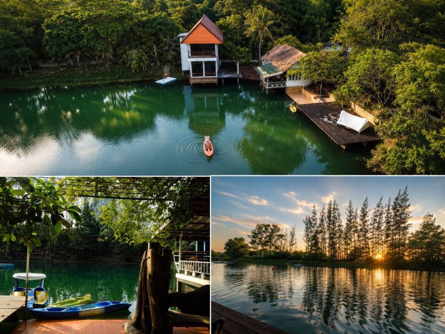 - ขายที่ดินหายาก! 21 ไร่เศษ พร้อมสวนผลไม้ แหล่งน้ำธรรมชาติ และบ้าน 10 หลัง
