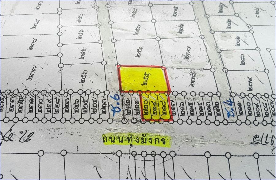 - ที่ดินติดถนนทุ่งมังกรซอย6 แขวงฉิมพลี เขตตลิ่งชัน กทม.