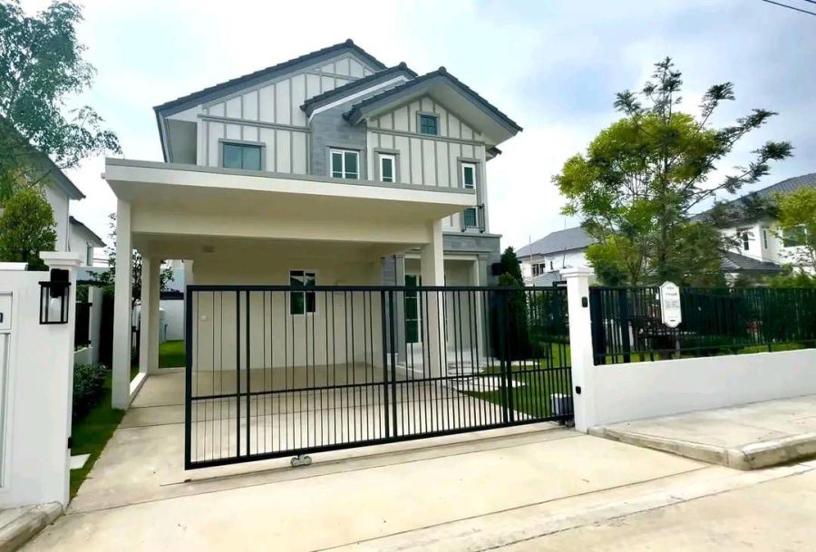 - ให้เช่าบ้านเดี่ยว Villagio 3 ศรีนครินทร์ บางนา 4 ห้องนอน ห้องเมดแยก