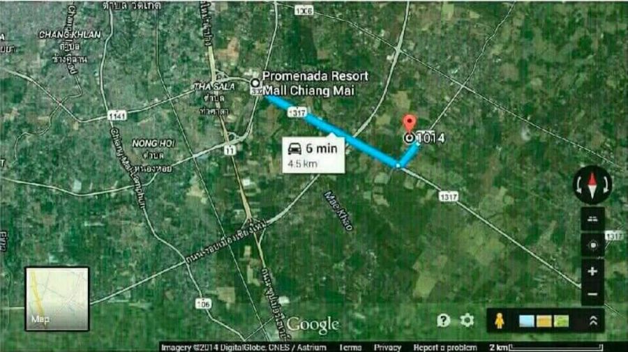 - ถูกมาก!! ที่ดิน 9-1-48 ไร่ อ.สันกำแพง เชียงใหม่ ใกล้สี่แยกตลาดเจริญเจริญ 1.5 กม. ใกล้บิ๊กซี เพียง 7,900 บาท/ตร.ว.