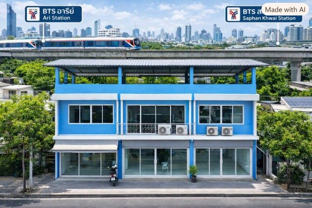 - จดทะเบียนได้ 3 ชั้น 3นอน ทำโรงแรมได้ ร้านอาหารได้ BTSอารีย์ 1.8กม.BTS สะพานควาย 915 ม. 2น้ำ ใกล้ ใกล้มหาวิทยาลัยหอการค้าไทย 800 ม.