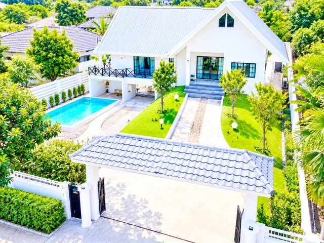 - ม.แม่โจ้ 150ตร.วา. 425 ตร.ม. หนองจ๊อม เชียงใหม่ บ้านเดี่ยวพูลวิลล่า 4 นอน 2น้ำ กอล์ฟคลับ พื้นที่ส่วนตัวครบครัน