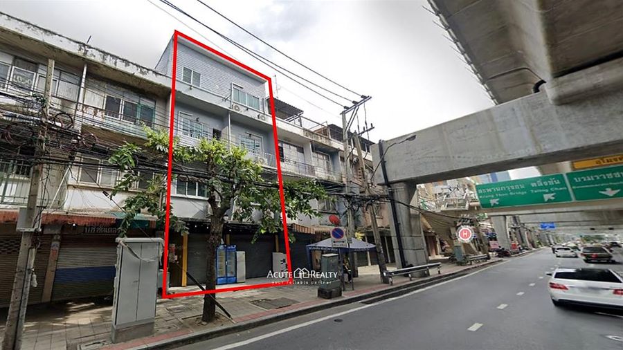 - ขายอาคารพาณิชย์ติดถนน 4 ชั้น 2 คูหา ใกล้โลตัส จรัญสนิทวงศ์ เพียง 350 เมตร