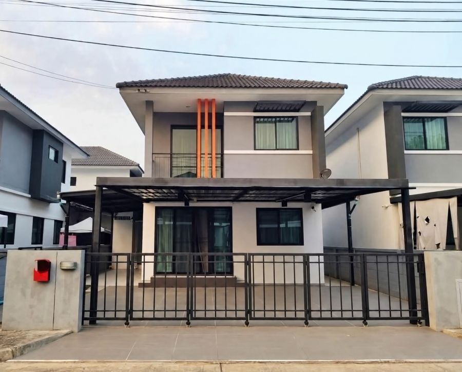- ขายบ้านเดี่ยวสันทราย เชียงใหม่ The Palm Garden 6 บ้าน 3 ห้องนอน เฟอร์นิเจอร์ครบ ราคา 2.59 ล้านบาท