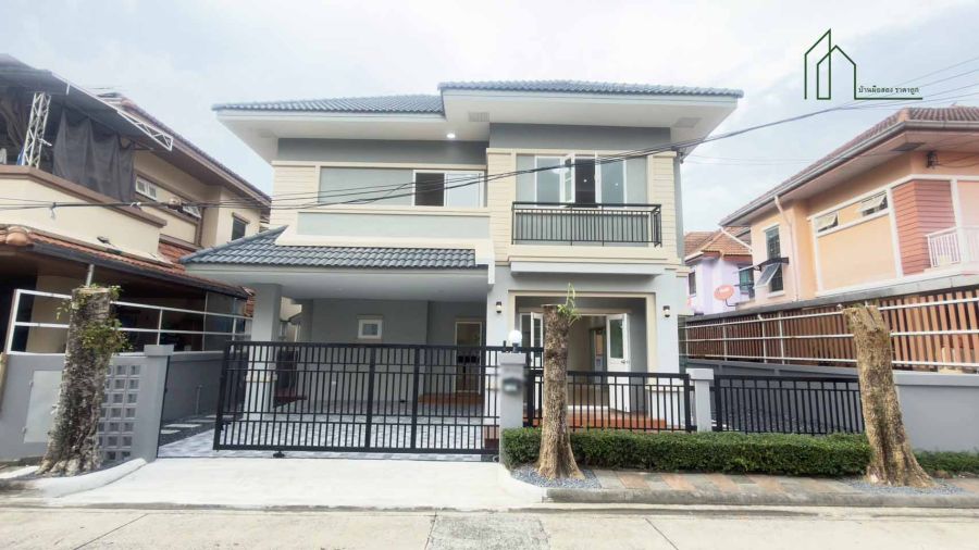 - บ้านเดี่ยว 2 ชั้น หมู่บ้านไพรเวท รามอินทรา ถนนปัญญาอินทรา คลองสามวา