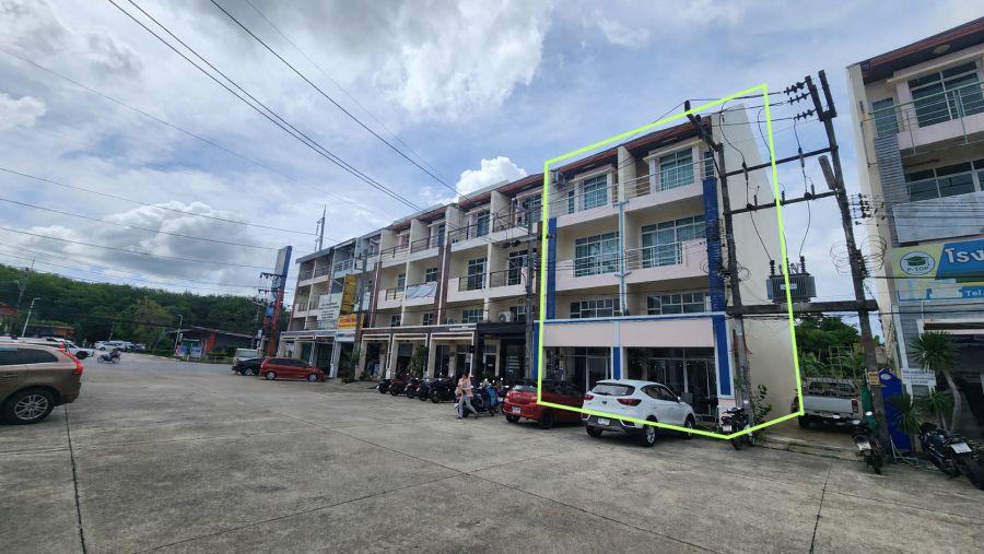 - ขายอาคารพาณิชย์ 4 ชั้น ฉลอง ภูเก็ต ติดถนนใหญ่ ทำเลดี ใกล้โรบินสัน ไลฟ์สไตล์