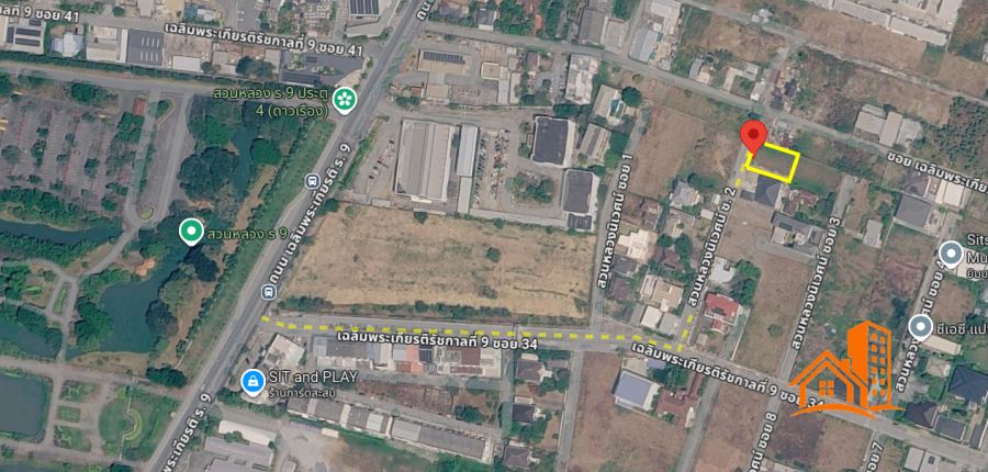 - ที่ดิน 194.6 ตร.วา สวนหลวงนิเวศน์ ถ.เฉลิมพระเกียรติ
