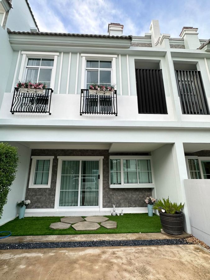 - ให้เช่า บ้านทาวน์โฮม2 ชั้น INDY 2 Bangna Ram 2 บ้านใหม่ บ้านใกล้สวน หน้าบ้านไม่ชนใคร