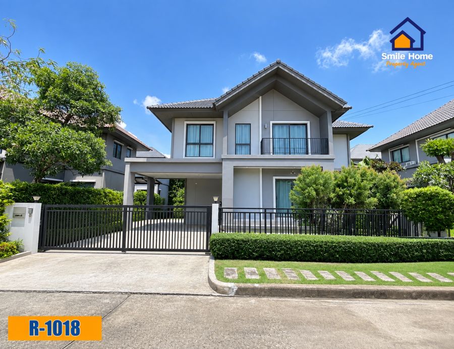 - ให้เช่าPAVE บางนา กม.26 บ้านเดี่ยวโมเดิร์น ทำเลบางบ่อ พร้อมเข้าอยู่
