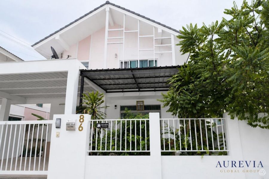 - โครงการ แมกโนลีย์ ศรีราชา Magnolie Sriracha บ้านเดี่ยว 2 ชั้น 47.8 ตร.วา 3 นอน 3 น้ำ ตกแต่งครบ