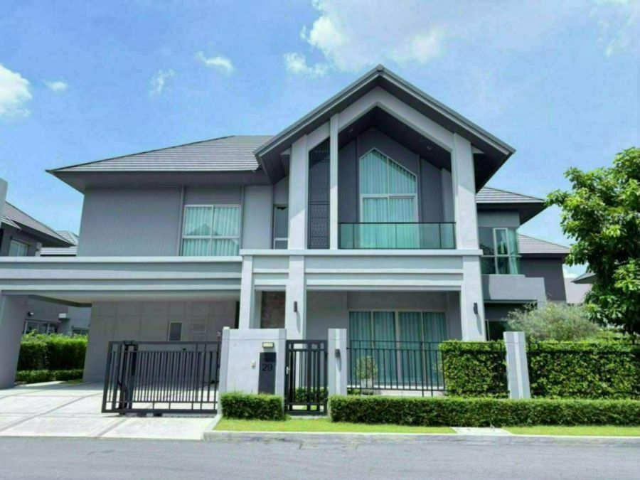 - บ้านใหม่เฟอร์ครบพร้อมอยู่! ปล่อยเช่าบ้านเดี่ยวหรู ถนนหอการค้าไทย 4 นอน 5 น้ำ มีห้องแม่บ้าน ใกล้ SISB, DBS และเซ็นทรัลแจ้งวัฒนะ