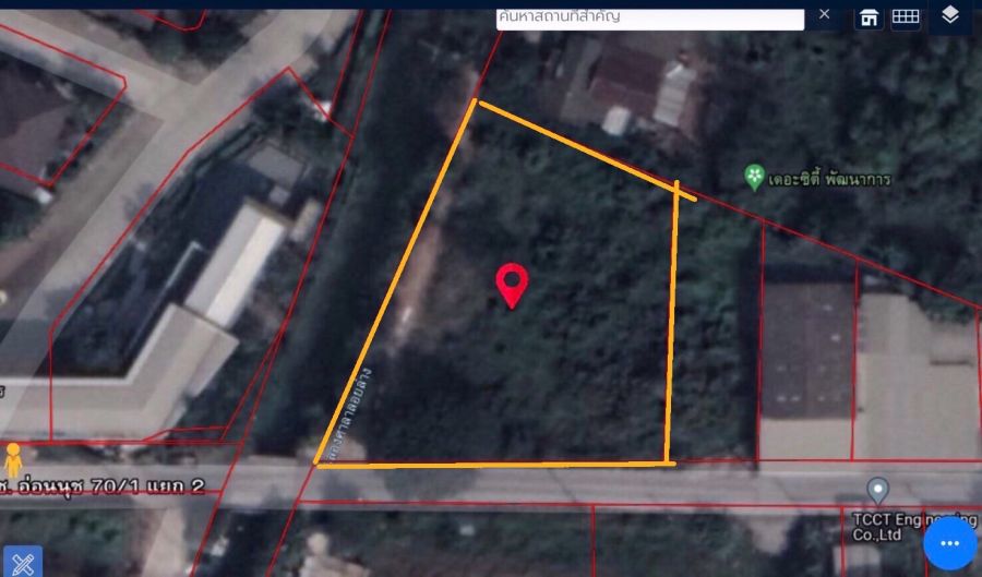 - ขายที่ดินเปล่า 400 ตร.วา ถ.พัฒนาการตัดใหม่ ซ.97 ประเวศ กทม. เหมาะสร้างบ้าน/ออฟฟิศ ใกล้ The City