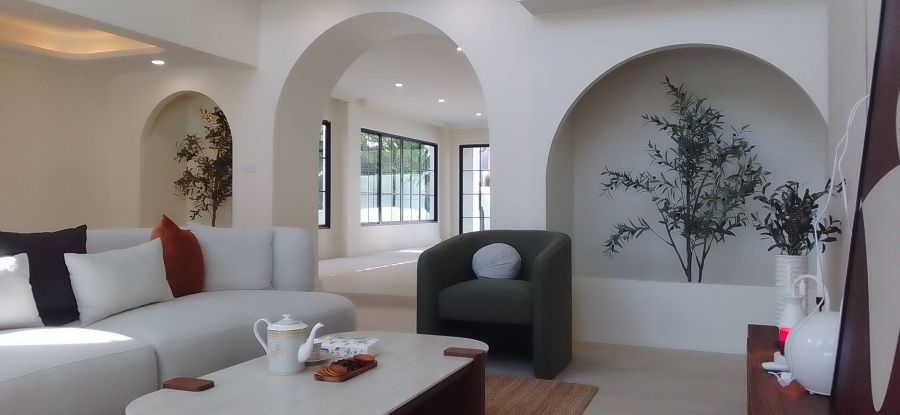 - FOR SALE, Fully Renovated Detached House | Modern Mediterranean Style | 113 Sq.W., 6-Car Parking | Ratchadapisek 64 ุ near MRT ขายบ้านเดี่ยวประชานุกูล