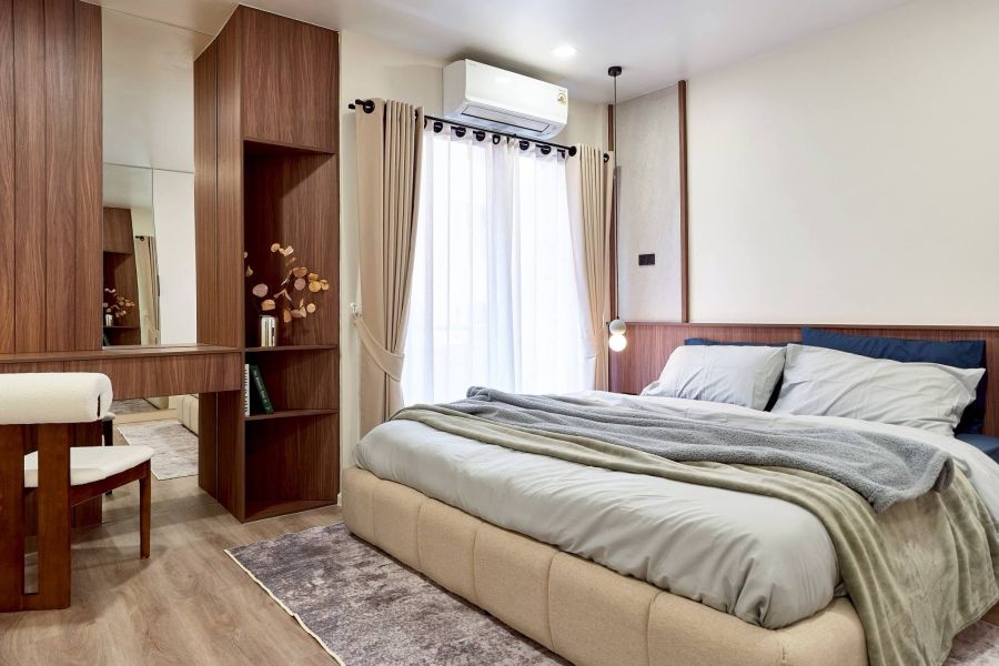 - ขายคอนโด 2 ห้องนอน แต่งโทนอบอุ่น ทำเลทอง ใกล้ มช. นิมมาน Hillpark Condo 1 (ฮิลล์พาร์ค คอนโด 1) โซน มช.-นิมมาน อ.เมืองเชียงใหม่