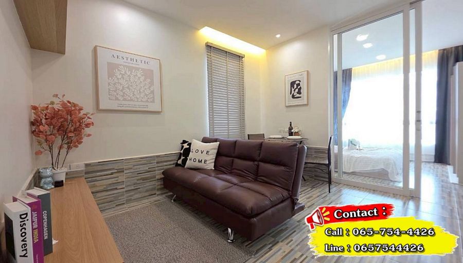 - Happy Condo Ladprao 101 ห้องขนาด 36 ตารางเมตร 1 ห้องนอน ชั้น5 ตึก North ตกแต่งใหม่ พร้อมเข้าอยู่ (เลี้ยงสัตว์ได้)